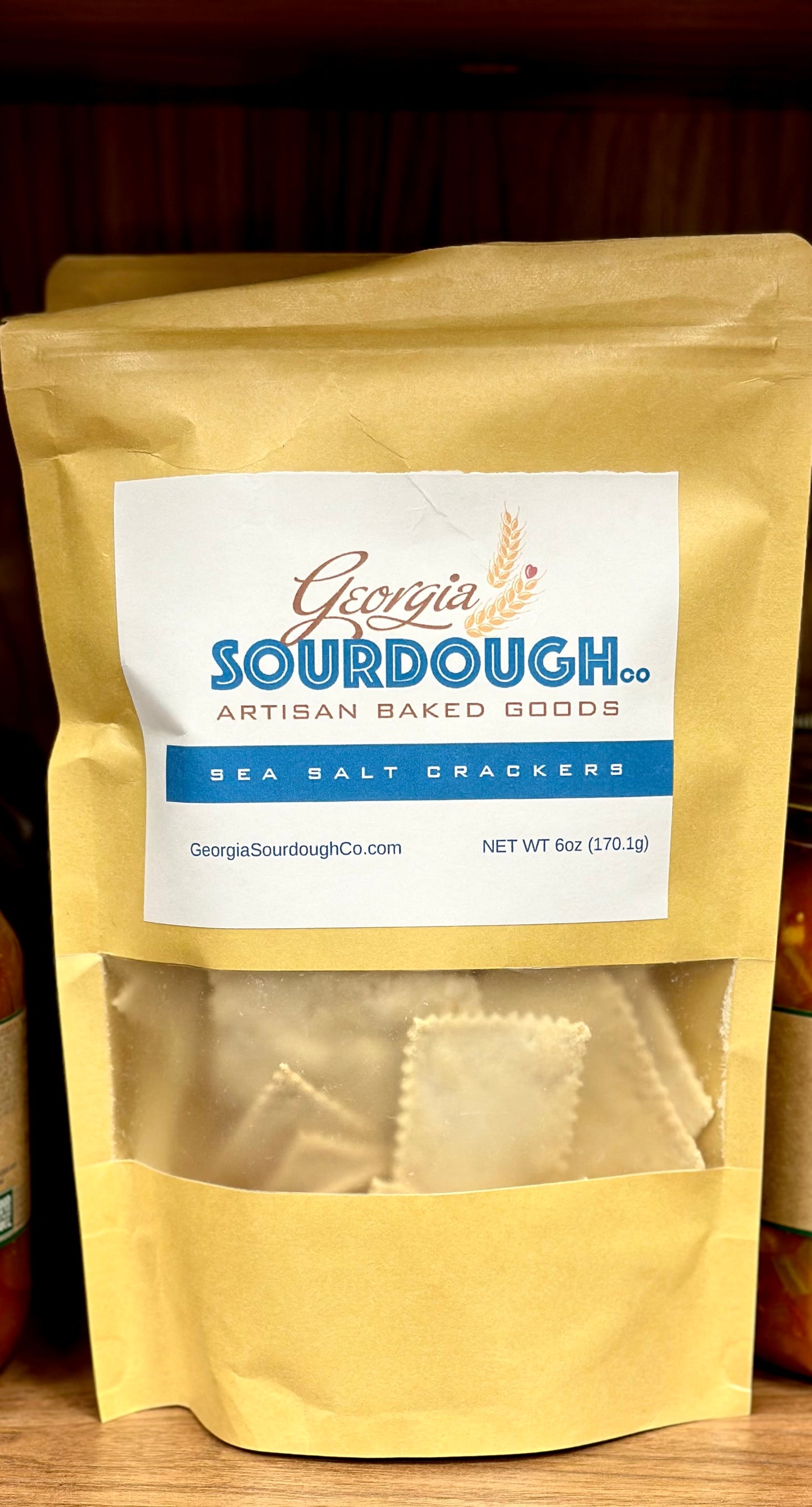 Georgia Sourdough Sea Salt Crackers